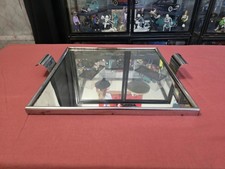 Ancien plateau miroir carré