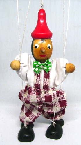 Marionnette pinocchio ancienne - pinocchio,