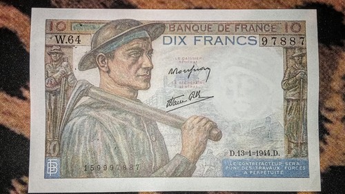 Billet francs mineur - francs,