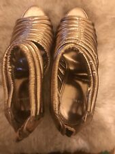 Sandale femme dorée CARVELLA