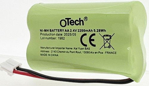 Batterie eclairage pour kaufel - batterie,