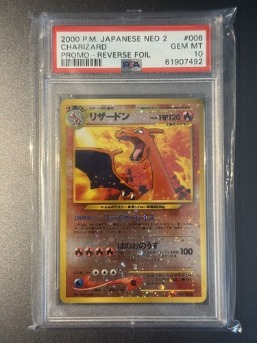 Psa charizard 006 neo 2 - 10,