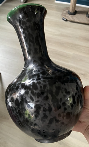 Vase céramique noir - céramique,