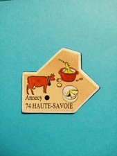 ANCIEN  MAGNET LE GAULOIS  CARTE DE FRANCE N° 74  HAUTE-SAVOIE