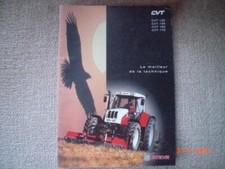 BROCHURE  PUBLICITAIRE    TRACTEURS   STEYR   CVT  120 - 130 - 150 - 170   UK