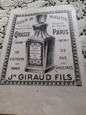 PUBLICITE PRESSE PARFUM GIRAUD