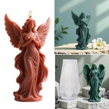 Moules à bougies 3D en silicone Vierge Marie pour la fabrication de cire, de sav