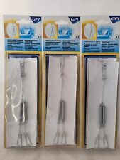 Lot De 6 Accroche Assiettes Métal 22 - 28 Cm Métal GPI