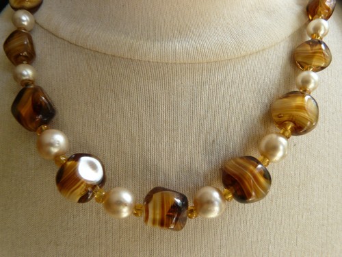 Ancien collier verre - , murano