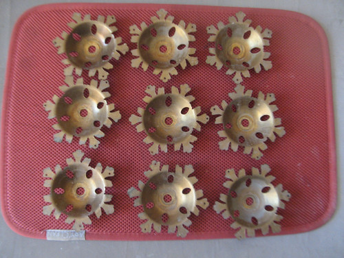 634 lot de 9 - , bobeches