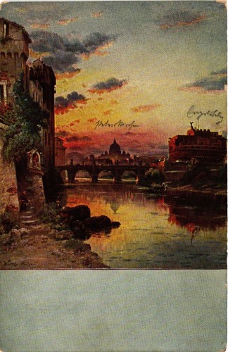 Cpa roma engelsburg mit - roma,