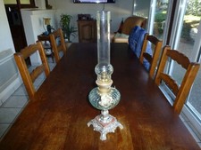 Ancienne lampe petrole socle - lampe, a