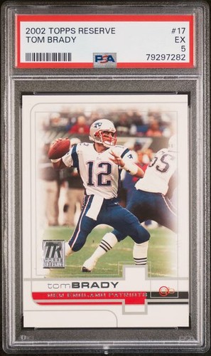 Tom brady 2002 cards first - tom,