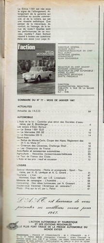 Action automobile 77 - l'action, n°77