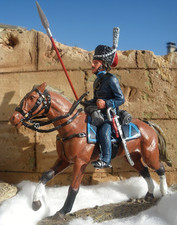 Collection Cavaliers NAPOLEON:  Le COSAQUE du Rgt de PLATOV, Russe - 1812..no 4