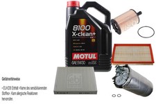 FEBI BILSTEIN Inspection set 5 L Motul 8100 + X-propre 5W30 pour VW Polo 9N_ 1.4