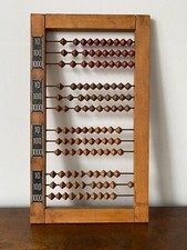 BOULIER / COMPTEUR EN BOIS 4 GROUPES 3 NIVEAUX FIN XIXEME JEUX ESTAMINET BISTROT