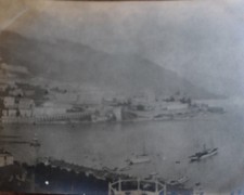 Photographie ancienne 1905 vue Monte-Carlo prise de Monaco