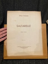 Emile Passani Saltarelle pour piano partition éditions Heugel