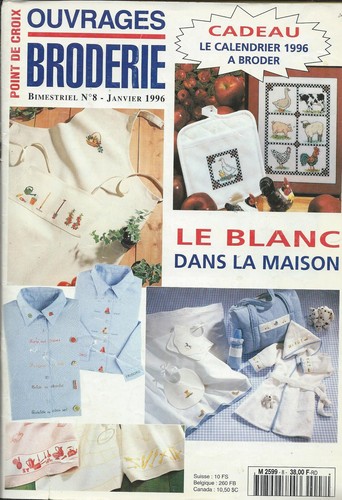 Ouvrages broderie janvier - ouvrages,