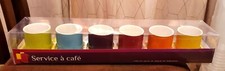 6 tasses à expresso plateau