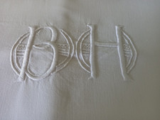 REVERS PARTIEL DRAP ANCIEN LIN