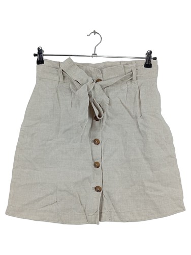 Jupe trapèze femmes beige - h&m,