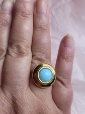 Bague Upcyclé Avec Bouton