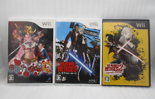 Nintendo Wii NO MORE HEROES 1, 2 & ONECHANBARA REVOLUTION 3 Jeux Import Japon