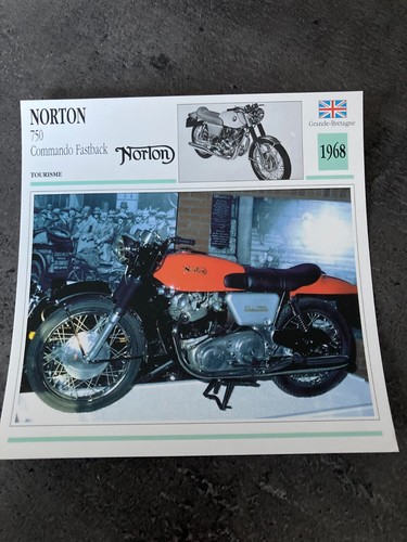 Carte fiche moto collection - fiche,