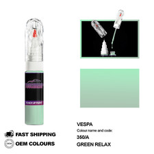 POUR VESPA GREEN RELAX 350 Kit de fixation pinceau stylo peinture retouche Sc...