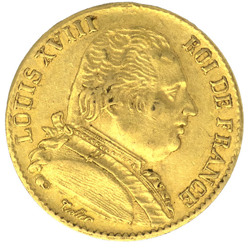 Louis xviii francs 1815 - louis, xviii-20