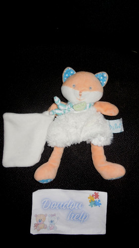 Doudou peluche mouchoir renard - doudou,
