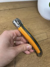 Couteau Laguiole Orange Tire