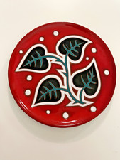 assiette en céramique émaillée dessin de "Jean Picart Le Doux" motif papillon