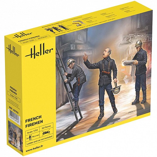 Heller french firemen - firemen, 1:24