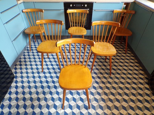 Set chaise baumann - set, 740