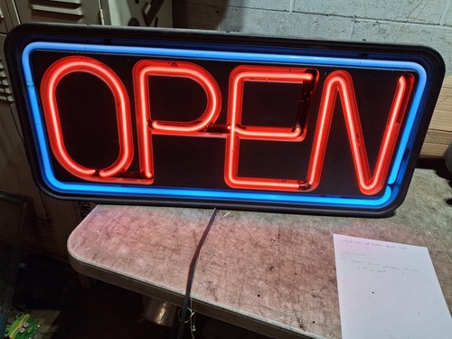 Fallon Neon Open Sign 36” x