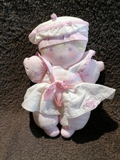 doudou poupée grelot marin fille rose Corolle TTBE