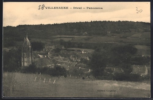 Cpa villenauxe vue - cpa,