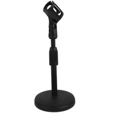  Pied De Micro Table Pour Pieds Microphone Bureau Support Portable