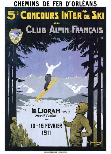 Affiche chemin fer orléans - affiche,