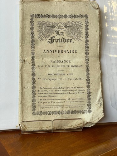 Foudre journal des - journal,