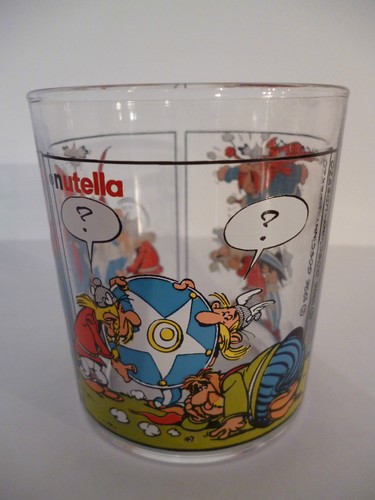 Verre illustré asterix - verre,