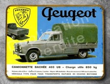 Plaque metal vintage Peugeot