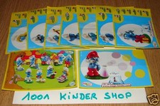 KINDER NV SCHLÜMPF SCHTROUMPF SMURF BPZ SET BELGIUM BNL