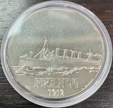 Médaille - Les grands transatlantiques Paquebot "FRANCE 1912" *