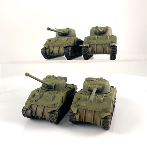 Tank ww2 plastique - x4, us