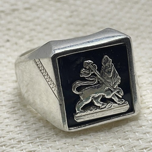 Lion judah silver ring - silver,