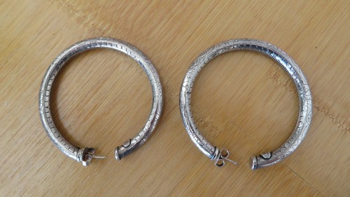 Boucles oreille créoles gas - boucles, d'oreille